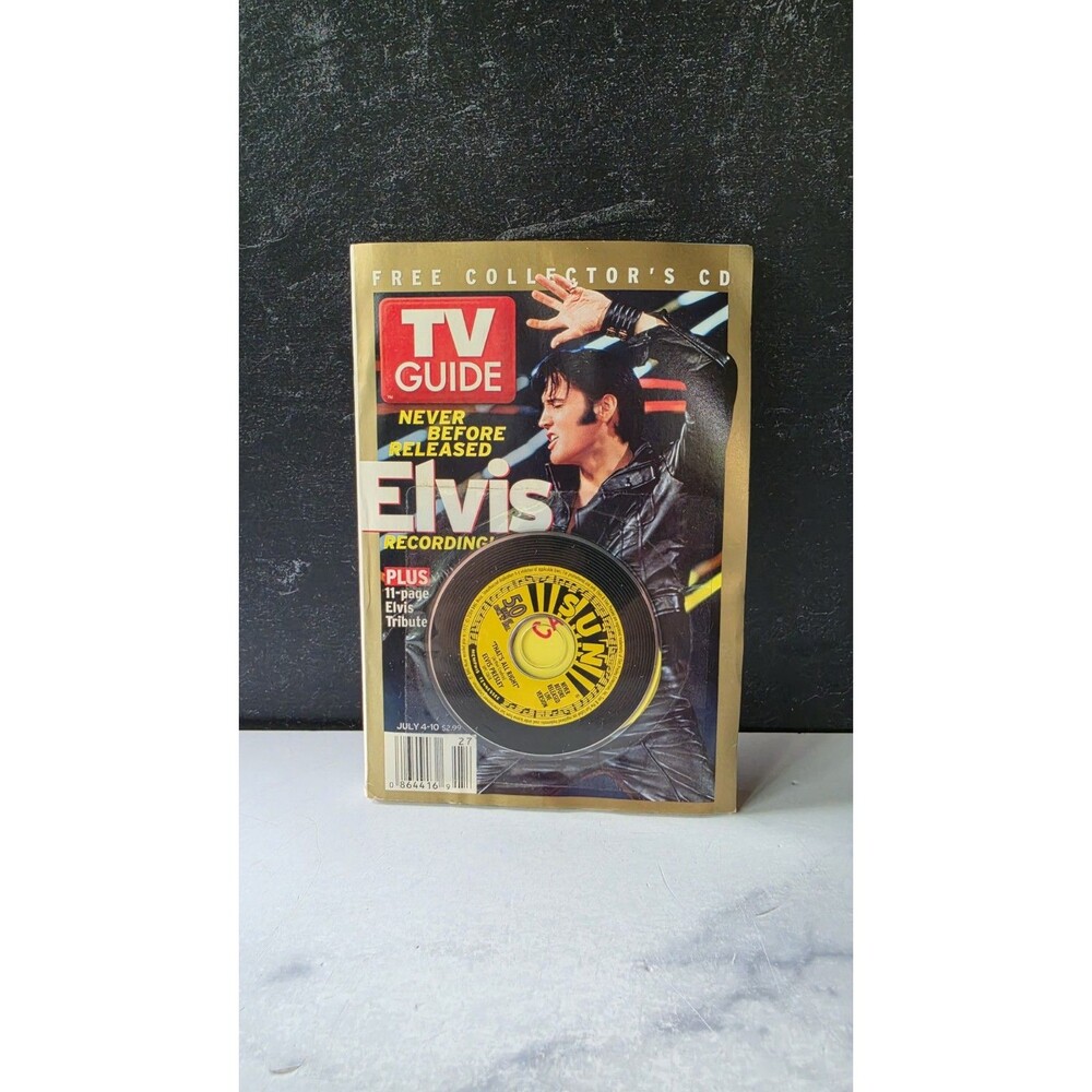 TV Guide ELVIS Never before released CD included July 4-10 2004